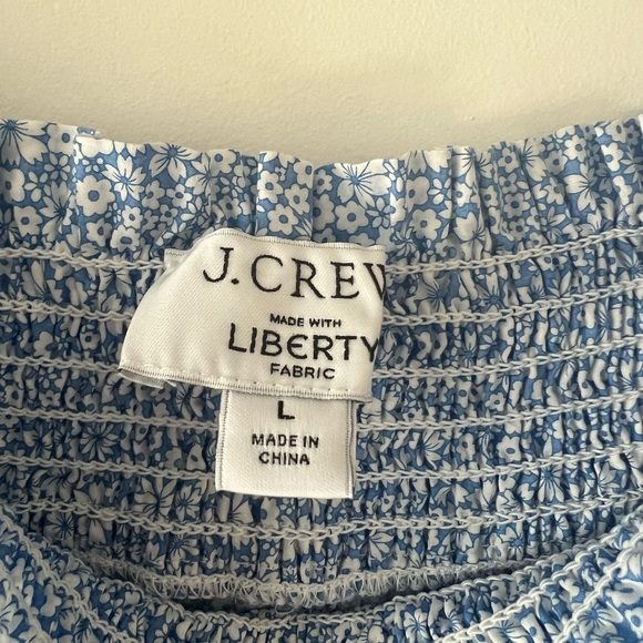NWOT J. Crew Liberty Print Blouse - Picture 3 of 5